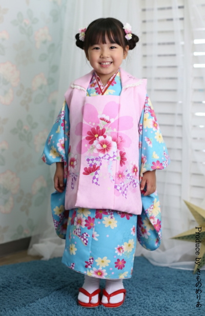 七五三レンタル｜女児三歳児用｜着物と小物一式フルセット｜安い格安｜大阪｜京都｜梅田｜烏丸｜南森町｜烏丸御池
