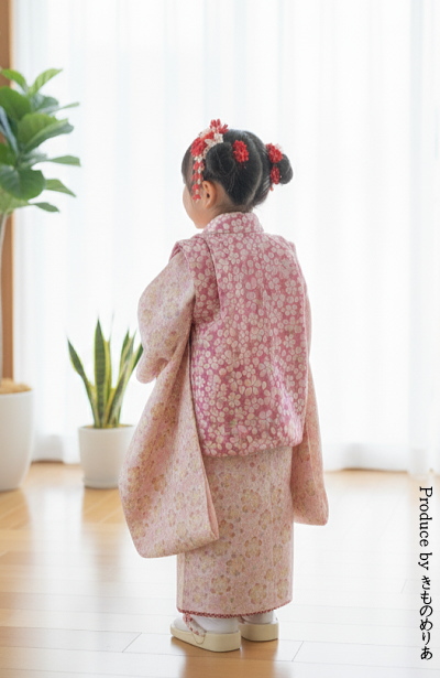 女児三歳児｜レンタル｜子供着物レンタル｜フルセット|安い格安|結婚式|七五三|大阪|梅田|南森町|京都|烏丸|貸衣裳店|子供着物