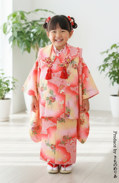 七五三レンタル｜女児三歳児用｜着物と小物一式フルセット｜安い格安｜大阪｜京都｜梅田｜烏丸｜南森町｜大阪天満宮|烏丸御池
