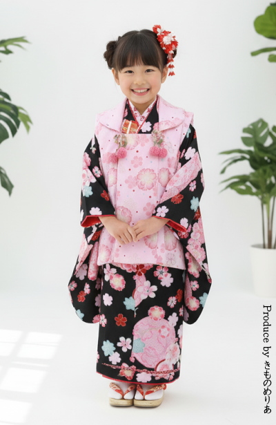 七五三レンタル｜女児三歳児用｜着物と小物一式フルセット｜安い格安｜大阪｜京都｜梅田｜烏丸｜南森町｜大阪天満宮|烏丸御池