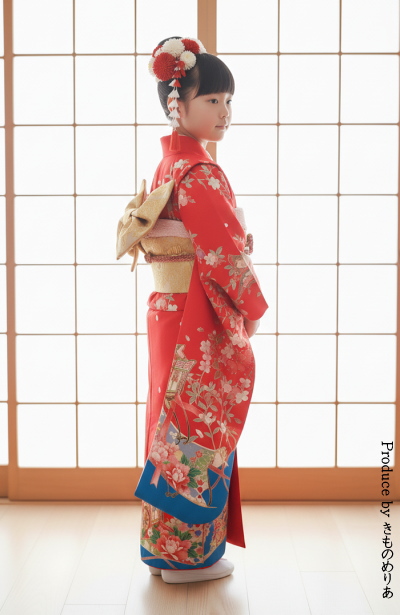 女児|女の子|女子|七歳児用|７歳|七才|７才|レンタル|七五三|着物|フルセット|ヘアセットヘアセット着付|安い格安|大阪|京都|梅田|烏丸|大阪天満宮|南森町|烏丸御池
