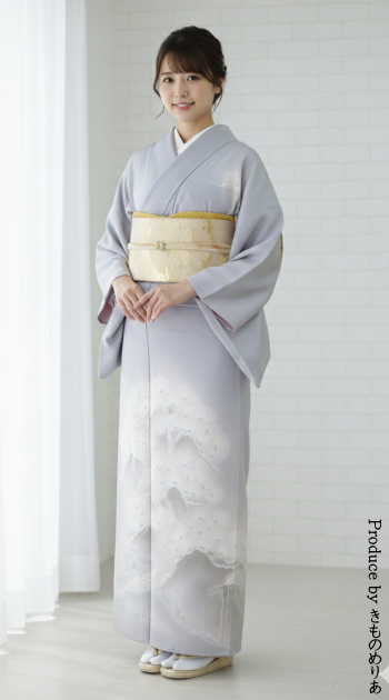 訪問着レンタル|フルセット|往復送料無料|安い格安|大阪|京都|梅田|烏丸|南森町|烏丸御池|薄紫色