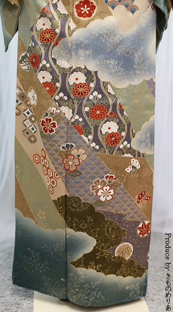訪問着レンタル｜フルセット｜往復送料無料｜安い格安｜大阪｜京都｜梅田｜烏丸｜南森町｜烏丸御池｜薄紫色