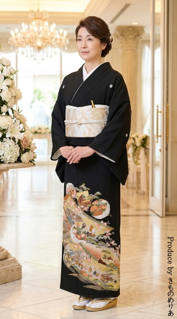 留袖|黒留袖|レンタル|フルセット|着物|七五三|結婚式|ヘアメイクヘアセット着付|大阪天満宮|梅田|烏丸|南森町|烏丸御池|安い格安
|都の四季